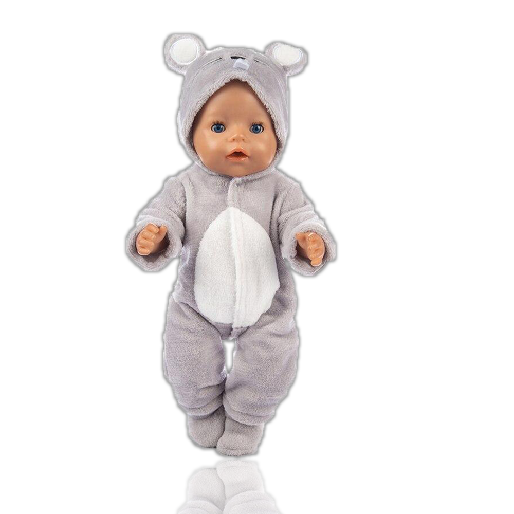 Pyjama Poupée Souris Gris