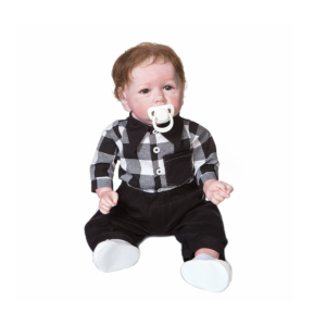 Bébé Reborn Garçon Bouche Ouverte - Nathanaël