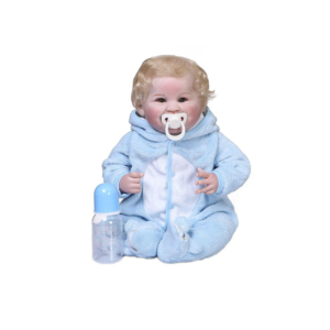 Bébé Reborn Garçon Pyjama Bleu - Romeo