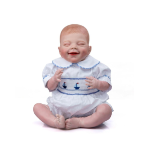 Bébé Reborn Garçon Endormie Souriant - Andy