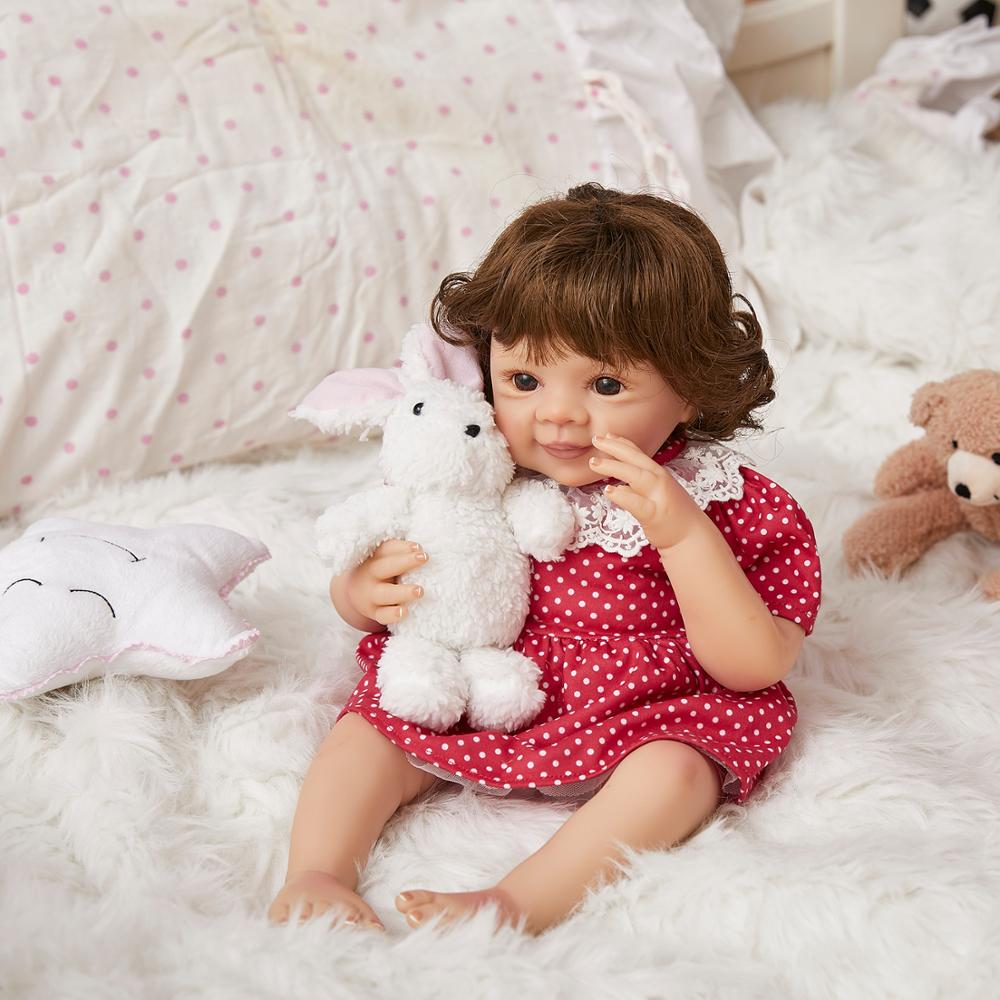 Bébé Reborn Fille Très Réaliste Vinyle - Colombe