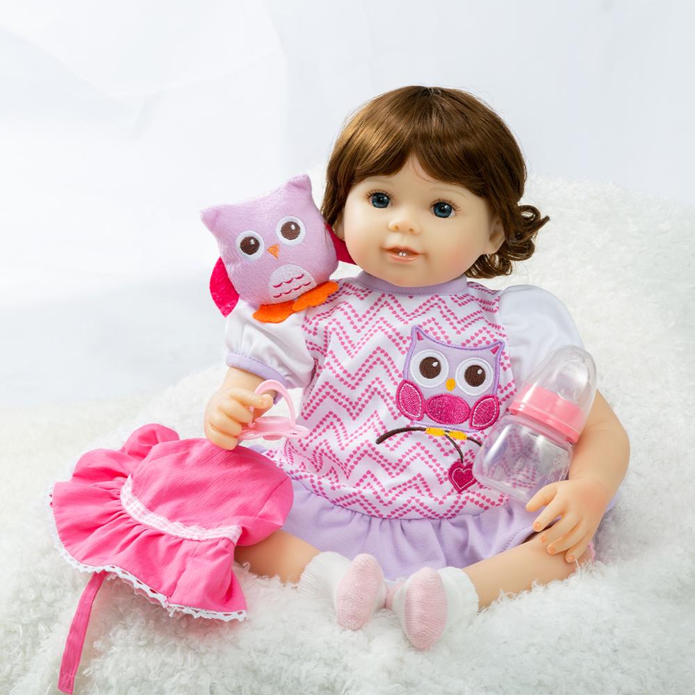Bébé Reborn Fille Pas Cher 56 Cm - Noélie
