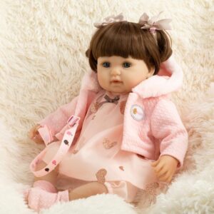 Bébé Reborn Fille Mignonne Brune - Méline