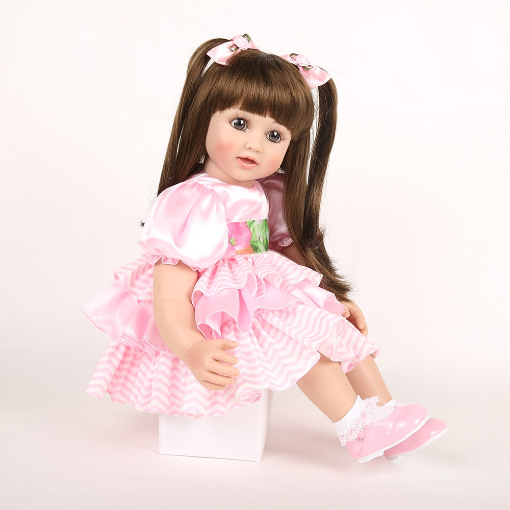 Bébé Reborn Cheveux Long - Eléa