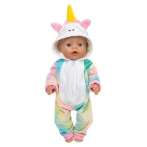 Pyjama Pour Bébé Reborn Arc-En-Ciel