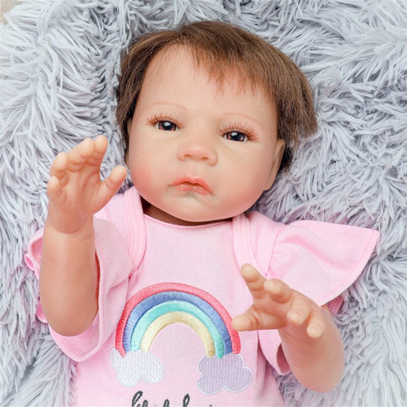 Bébé Reborn En Silicone Fille Pas Cher - Marine