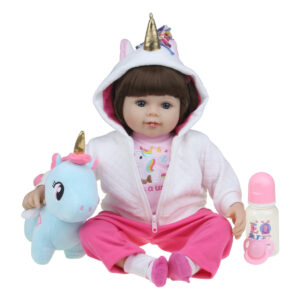 Bébé Reborn Fille Licorne - Adriana