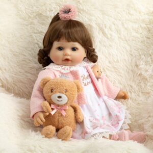 Bébé Reborn Fille Brune - Lilie