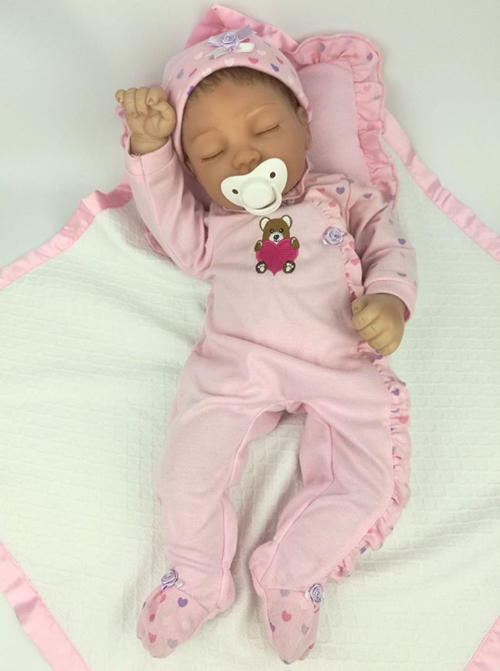 Bébé Reborn Fille Tout En Silicone - Madeleine