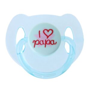 Sucette Bleu I Love Papa