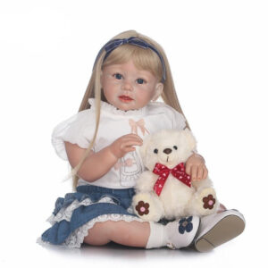 Grand Bébé Reborn Fille Blonde - Nora