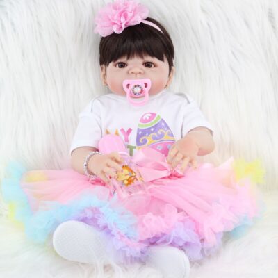 Bebe Reborn Silicone 55 Cm - Florence