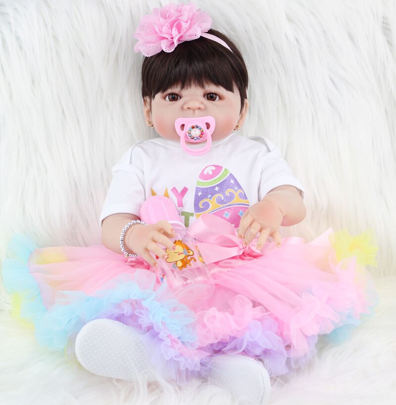 Bebe Reborn Silicone 55 Cm - Florence