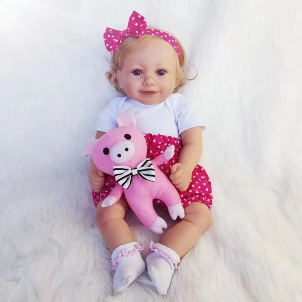 Bébé Reborn Fille En Silicone Un Vrai - Eugenie