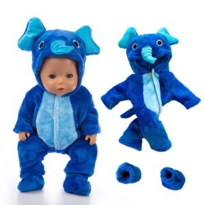 Pyjama Poupée Éléphant Bleu