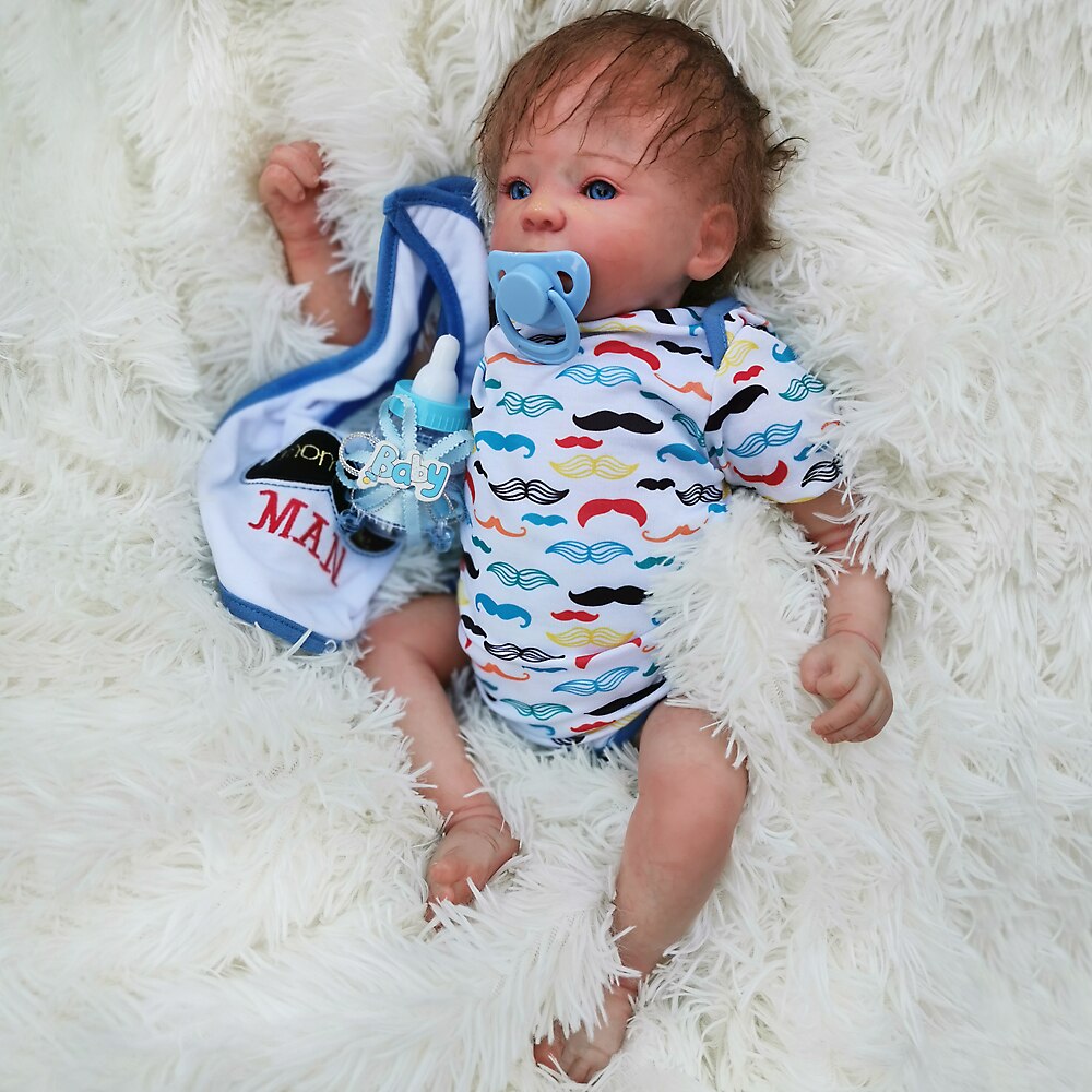Bébé Reborn Tout En Silicone Garçon - Isaac