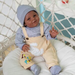 Bébé Reborn Fille Noir 55 Cm - Shaya
