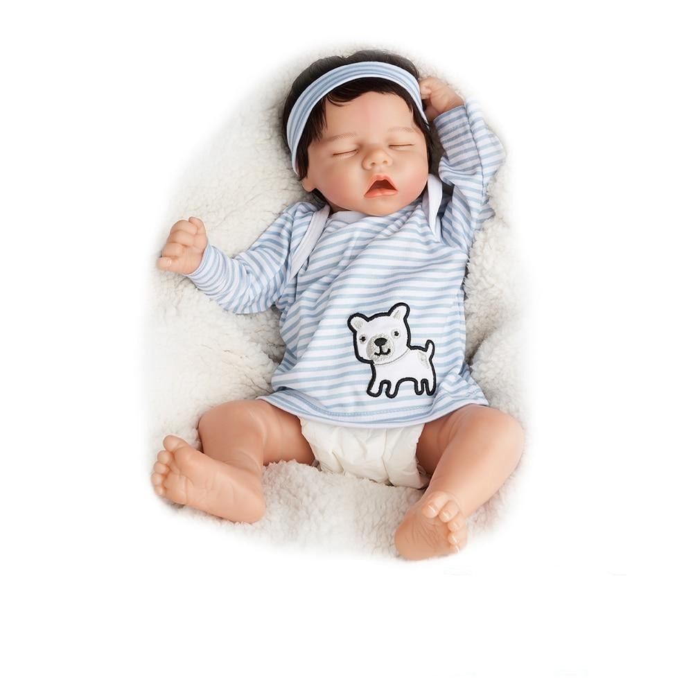 Bebe Reborn Yeux Fermés Pas Cher - Mathieu
