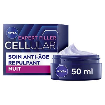 NIVEA Cellular Expert Filler – Soin de Nuit Anti-Âge Repulpant